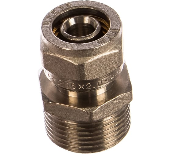 Изображение товара Комплект Valtec _31 VI7 Соединитель обжимной с переходом на нар. р. 16x3/4 VTm.301.N.001605 5 штук VT.VI7.K31.301001605.5