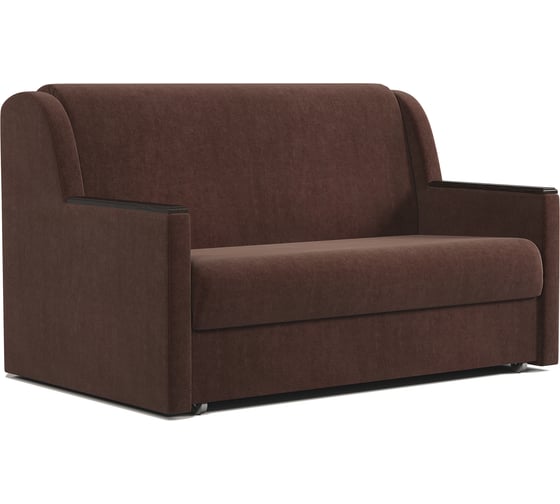 Изображение товара Диван-кровать Шарм Аккорд Д 120 велюр Дрим шоколад 170523716