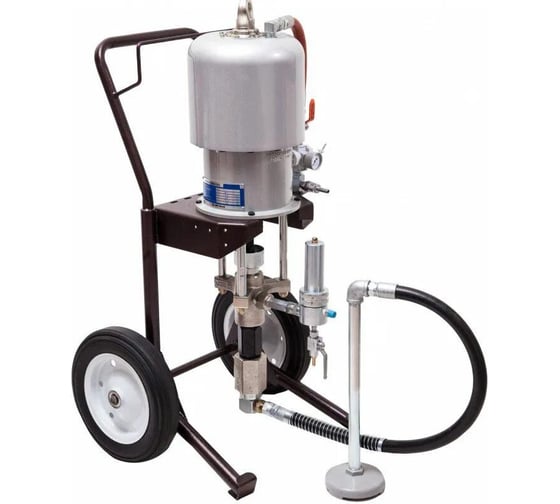 Изображение товара Аппарат окрасочный безвоздушного распыления Dino-Power шланг 15 м, пистолет, удлинитель, сопло XPRO-681