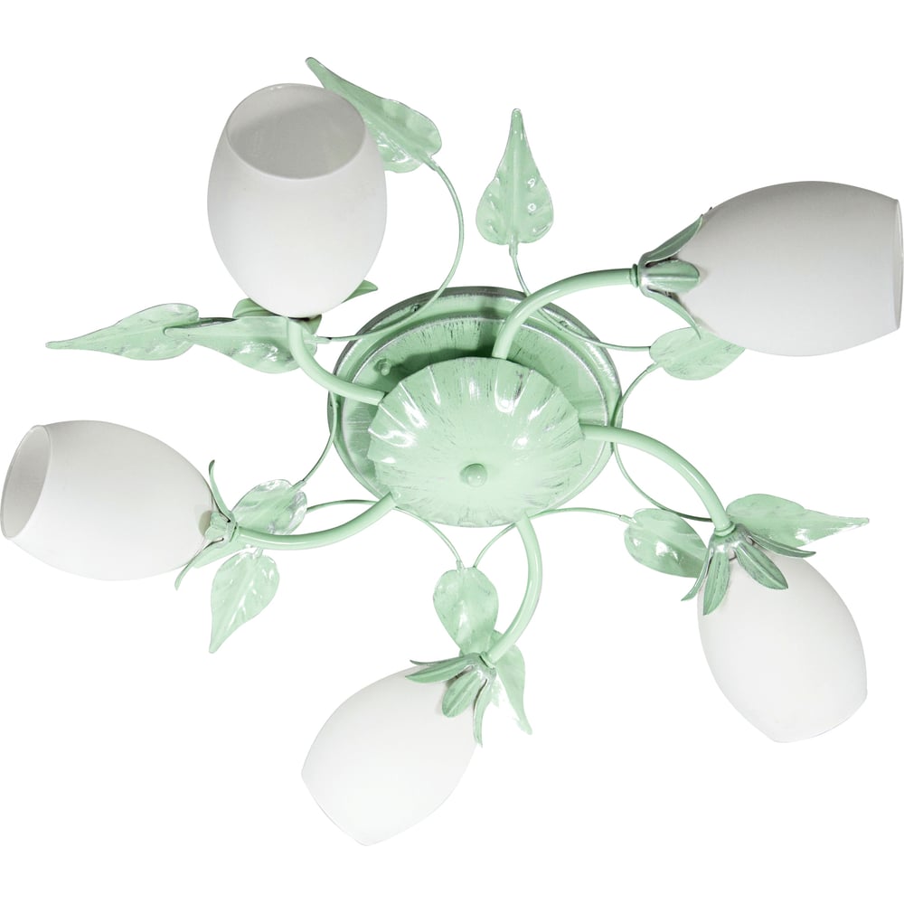 Изображение товара Потолочный светильник ЭЛЕТЕХ Глория 158 в стиле прованс, 5 ламп, диаметр 60 см