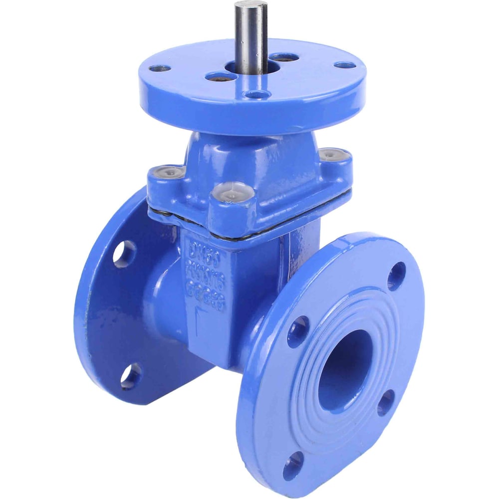 Изображение товара Задвижка клиновая DN.ru 30ч939р GGG50-GGG50-EPDM-BLUE ISO Ду250 Ру10/16 под электропривод D040-07724