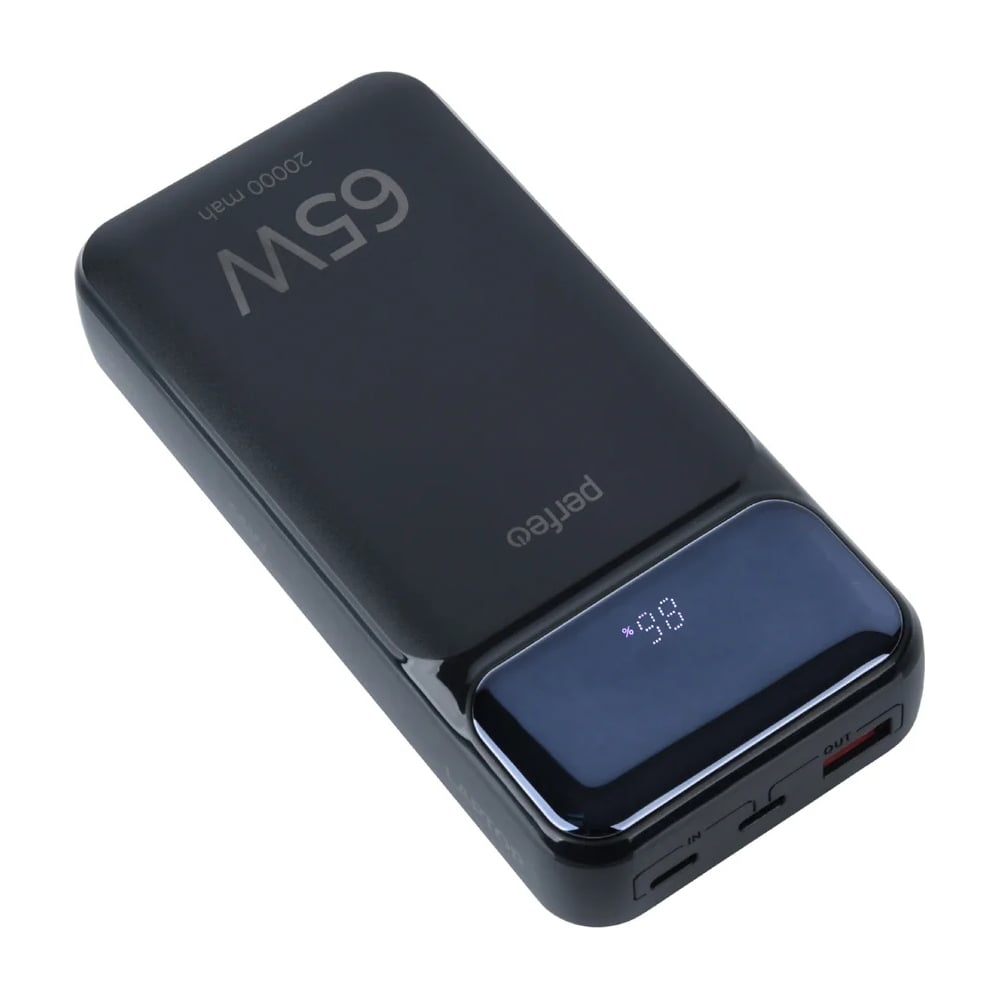 Изображение товара Внешний аккумулятор Perfeo Powerbank LAPTOP 65W 20000 mAh черный