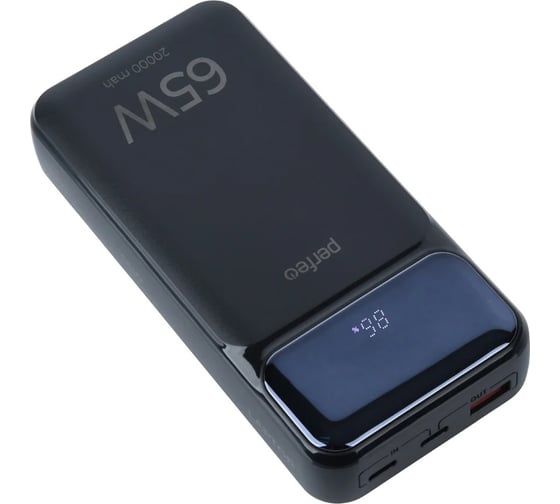 Изображение товара Внешний аккумулятор Perfeo Powerbank LAPTOP 65W 20000 mAh/Black 30022752