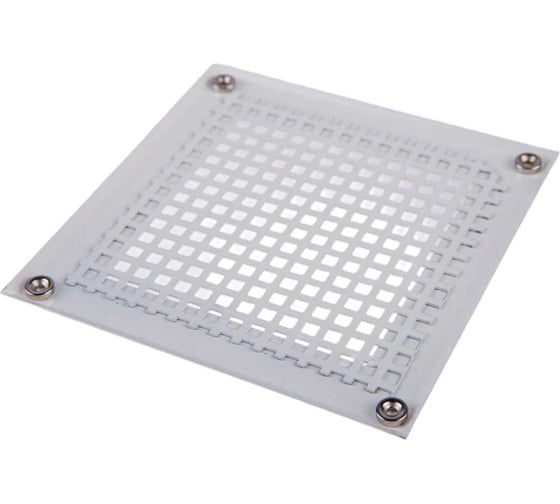 Изображение товара Решетка вентиляционная ООО Вентмаркет 150x150мм, металлическая на магнитах, капдрат, белый VRM0015001