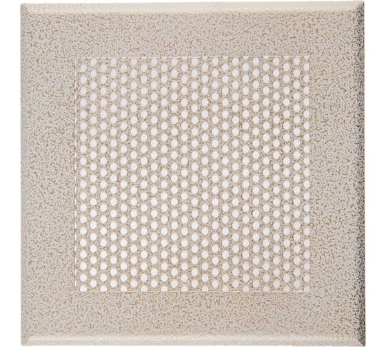 Изображение товара Решетка вентиляционная ООО Вентмаркет 150х150 мм, металлическая на магнитах, кружок, антик белый VRK001501