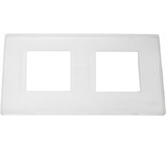 Изображение товара Декоративная накладка Simon на рамку базовую, 2 поста, S27 Play, прозрачный 2700627-108