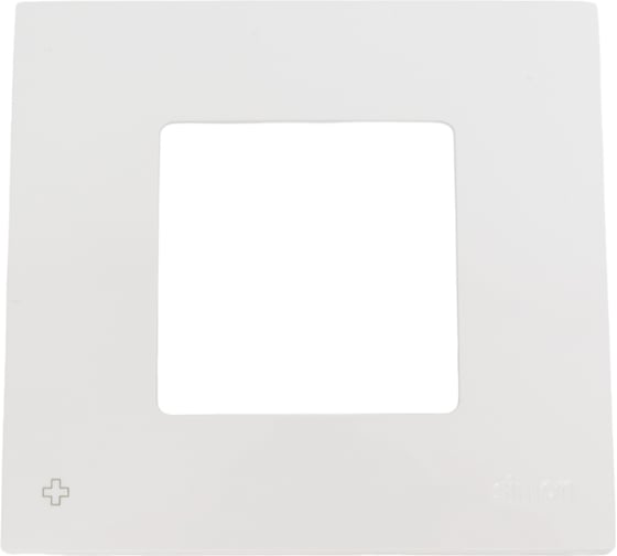 Изображение товара Декоративная накладка Simon на рамку базовую, 1 пост, антибак. функция, S27 Play, белый 2700617-060