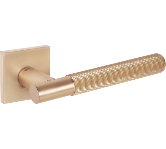 Изображение товара Ручка раздельная FUARO K.RL52.ABRASIVE SSG-39 сатинированное золото квадрат 140 мм 50093