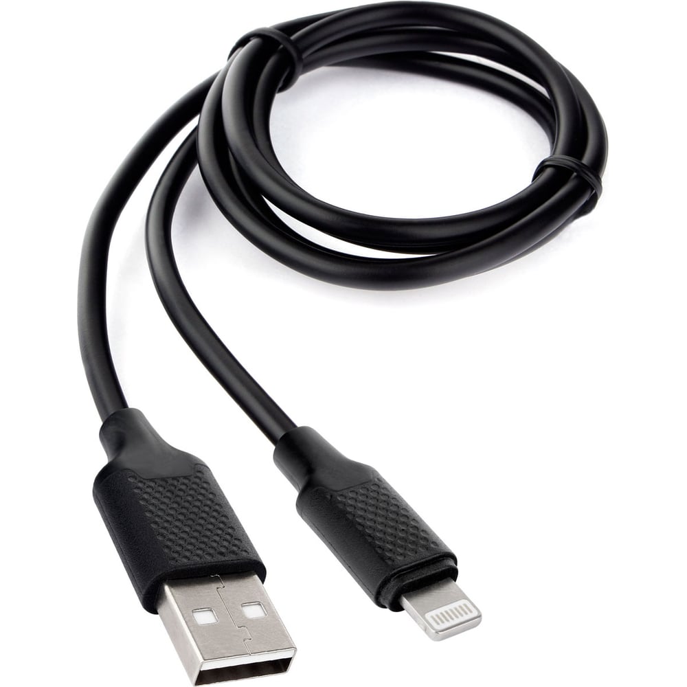 Изображение товара Кабель для Apple Lightning USB 2.0 Cablexpert 1м черный