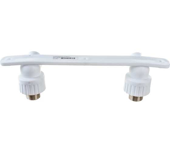 Изображение товара Угольник RTP PN25 комбинированный, с креплением, двойной под смеситель, наружная резьба, D20х1/2 мм 10703