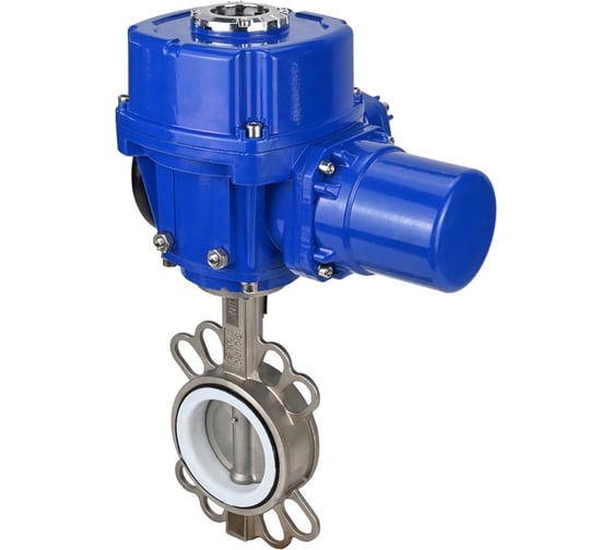 Изображение товара Затвор DN.ru 316L-316L-PTFE Ду40 Ру16 с электроприводом QT-W (M)-010 220В D050-12559