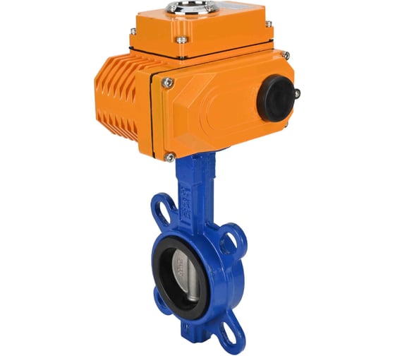 Изображение товара Затвор DN.ru GGG50-316L-EPDM Ду100 Ру16 с электроприводом QT-008 220В D050-09711