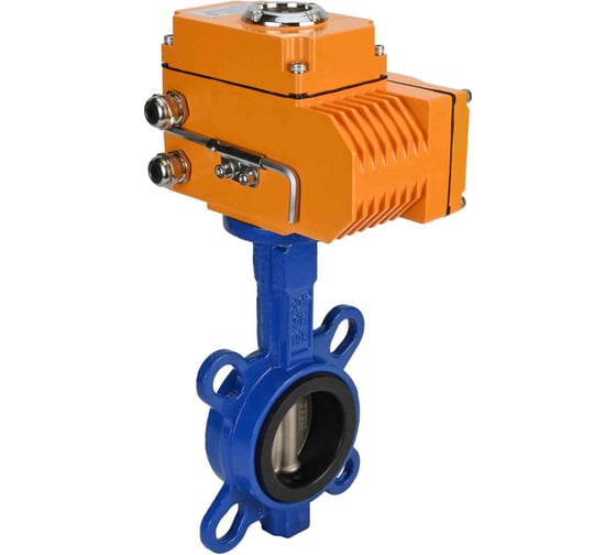 Изображение товара Затвор DN.ru GGG50-316L-EPDM Ду150 Ру16 с электроприводом QT-010 24В D050-09703