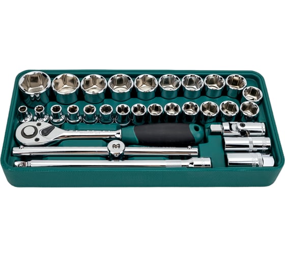 Изображение товара Набор инструментов ROSSVIK головки 1/2, ложемент, 30 предметов LST030