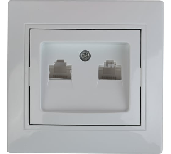 Изображение товара Информационная розетка Intro, 2xRJ45, СУ, Plano, антрацит 10/200/2000 Б0044576