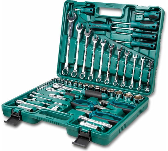 Изображение товара Универсальный набор инструментов ROSSVIK 55 предметов UST055