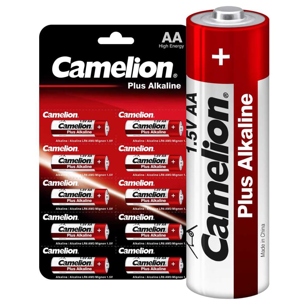 Изображение товара Батарейка Camelion, 1.5В LR6 Plus Alkaline BP1x10P LR6-BP1x10P 14135