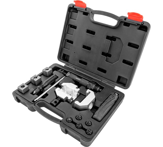 Изображение товара Набор для развальцовки трубок Thorvik 4.75-6 мм, с гидравлическим приводом, 16 предметов 53247