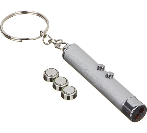 Изображение товара Лазерная указка с фонариком ЕРМАК LR41, 6см, алюминий 227-002