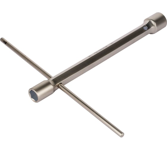 Изображение товара Ключ свечной кованый двусторонний Airline 16x21x280 мм, с резиновым фиксатором и воротком ATAC007