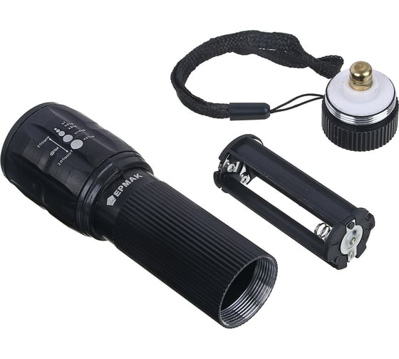 Изображение товара Фонарик, ЕРМАК XPE, 3xAAA, 1 режим, пластик, металл 224-014