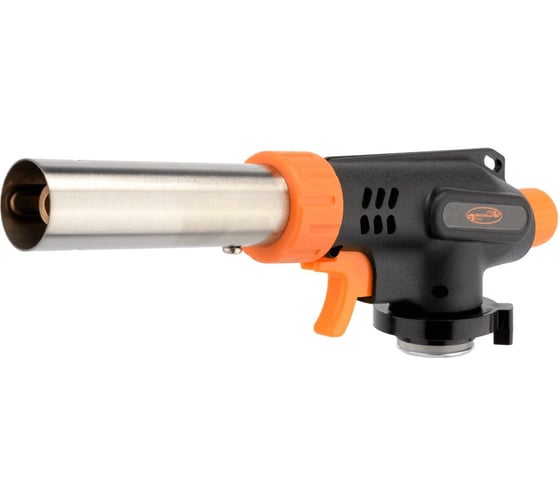 Изображение товара Горелка газовая под цанговый баллон АвтоDело испаритель, пьезоподжиг, регулятор факела 44121 16720