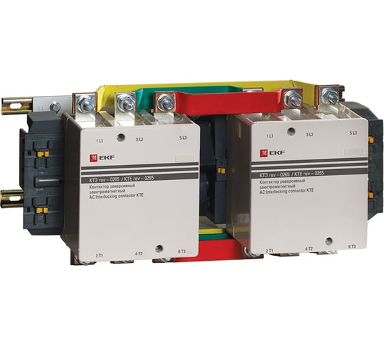 Изображение товара Реверсивный контактор EKF, КТЭ 265А 380В 2NO EKF ctr-b-r-265-380