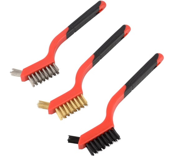 Изображение товара Набор зачистных щеток АвтоDело 3 шт., L-180 мм 44078 17067