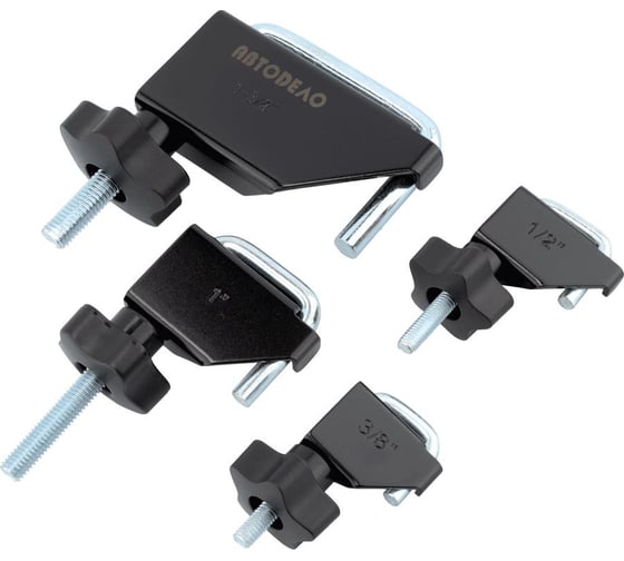 Изображение товара Зажимы для шлангов металлические АвтоDело D 10-45 мм, 4 предмета 30404 16662