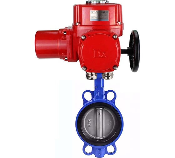 Изображение товара Затвор DN.ru GGG50-316L-EPDM Ду50 Ру16 с электроприводом QT-W (M) EX-005 380В D050-12838