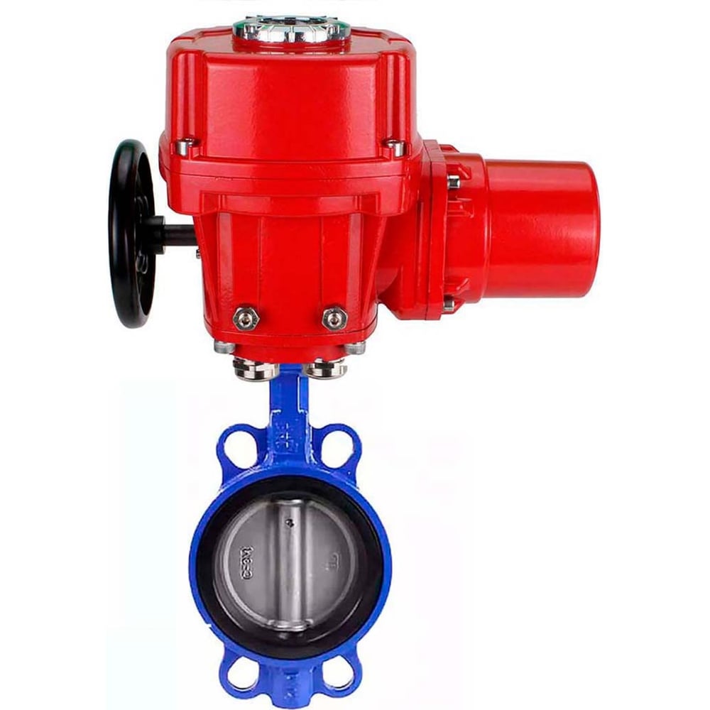 Изображение товара Затвор DN.ru WCB-316L-EPDM Ду250 Ру16 электропривод 220В