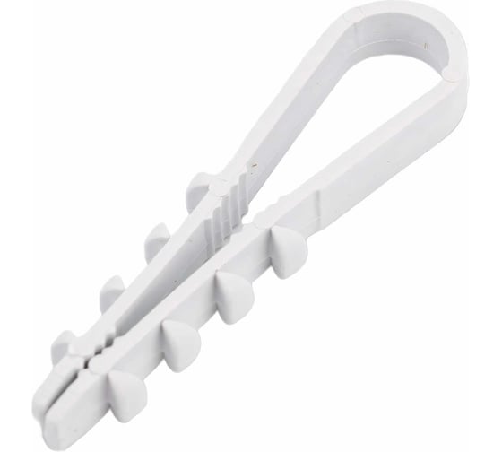 Изображение товара Дюбель-хомут ПЭМИ 5-10 для кругл. кабеля, белый 100 шт. X7910716