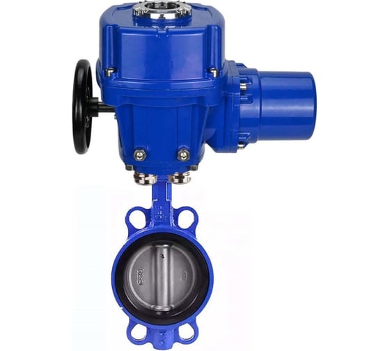 Изображение товара Затвор DN.ru WCB-316L-EPDM Ду80 Ру16 с электроприводом QT-W (M)-010 380В D050-12652