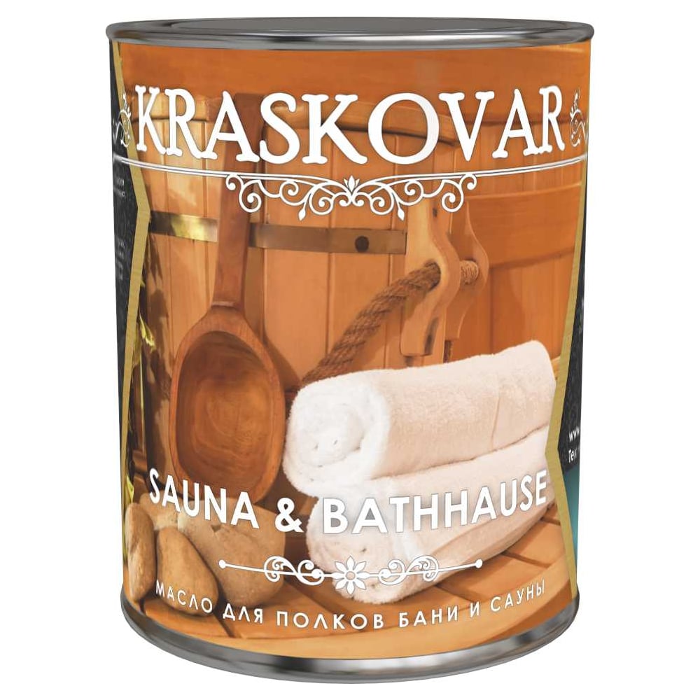 Масло для полков бани и сауны Kraskovar масло для бани и сауны mighty oak прозрачно медовый 1 л