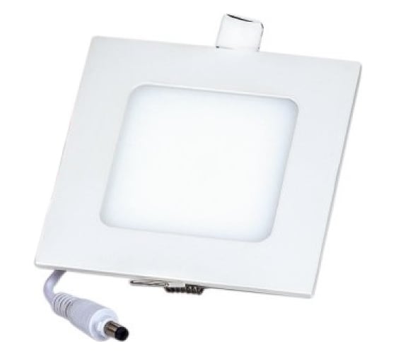 Изображение товара Светодиодная встраиваемая панель ELEGANZ металл, белый, Квадрат, 4W, холодная 6000К, 220V, 1шт 1453