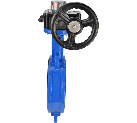 Изображение товара Дисковый поворотный затвор DN.ru GGG50-316L-NBR Ду150 Ру16 с редуктором HGB-1 D050-15341