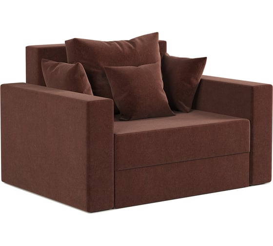 Изображение товара Кресло-кровать Шарм Мэдисон велюр Дрим шоколад 24062026025