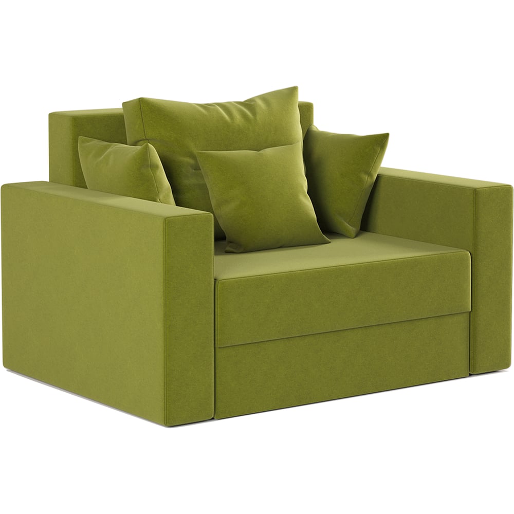 Изображение товара Кресло-кровать Шарм Мэдисон велюр Дрим зеленый еврокнижка