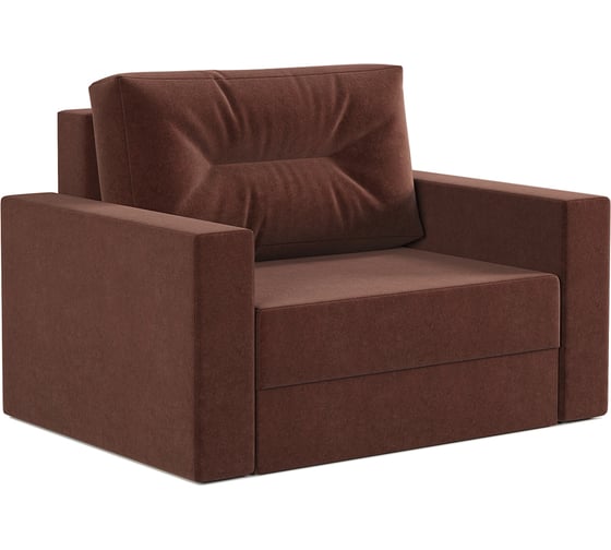 Изображение товара Кресло-кровать Шарм Норд велюр Дрим шоколад 24062026022