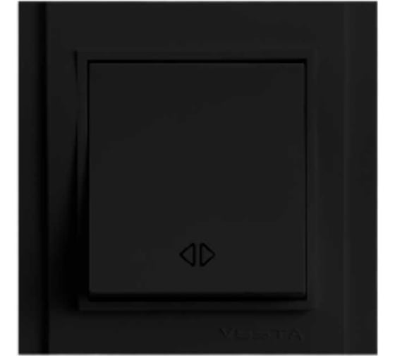 Изображение товара Выключатель Metronex Electric Verona Black реверсивный промежуточный FVK020307CMT