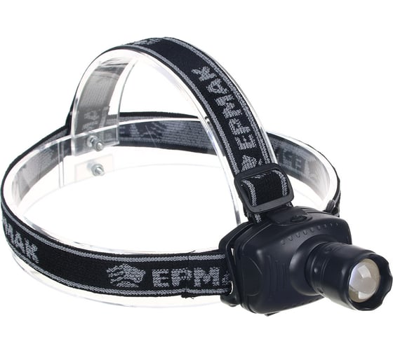 Изображение товара Фонарь ЕРМАК налобный с фокусировкой 3 Вт LED, 3xAAA, 6х5см 198-021