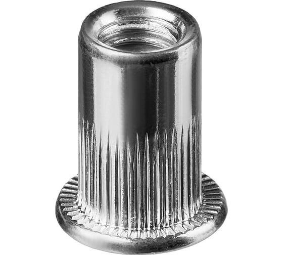Изображение товара Стальные резьбовые заклепки с насечками KRAFTOOL Nut-S М8, 250 шт. 311707-08