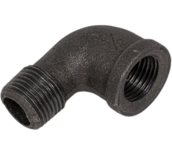 Изображение товара Колено AV Engineering 1/2" вн.-нар., чугун черный AVEC411000012