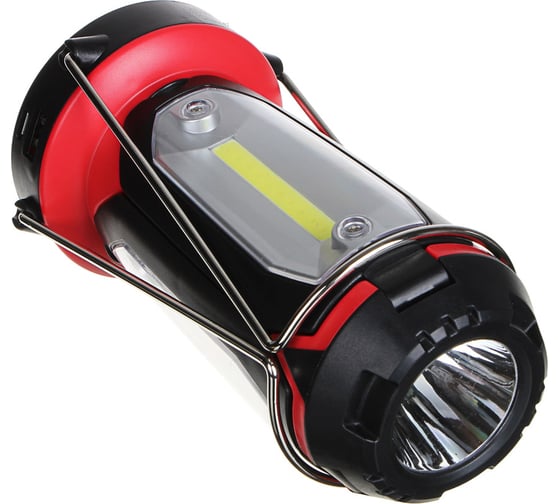 Изображение товара Фонарь ЕРМАК светильник, 1 LED, 3 COB, 800мАч, USB, 15х8.5х8.5см, 6 режимов, пластик 225-001