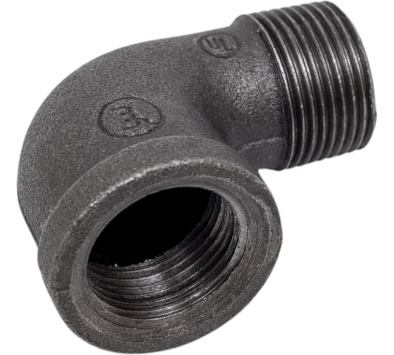 Изображение товара Колено AV Engineering 3/4" вн.-нар., чугун черный AVEC411000034