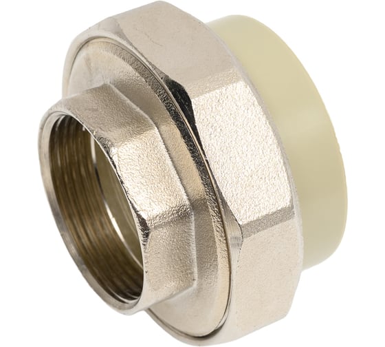 Изображение товара Муфта комбинированная RTP разъемная, американка, внутренняя резьба, D50х1 1/2 мм, серая 15805