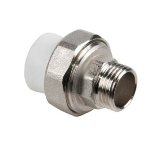 Изображение товара Муфта комбинированная RTP разъемная, американка, наружная резьба, D20х1/2 мм 10640