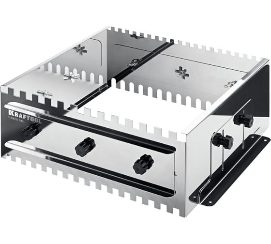 Изображение товара Раздвижная гребенка для плитки KRAFTOOL Bunker-4 зуб 8, 10, 12 мм, полукруг 10x20 мм 08081