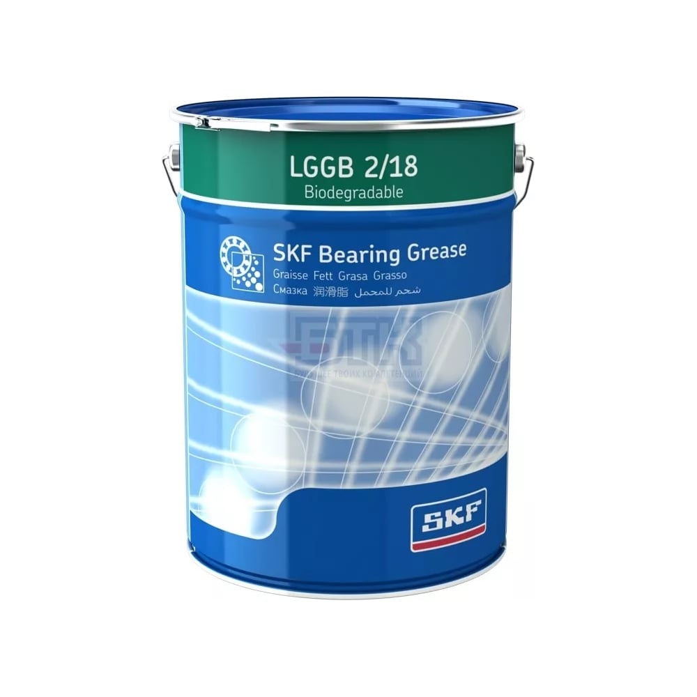 Изображение товара Промышленная синтетическая смазка SKF LGGB 2/18 18 кг для тяжелых условий