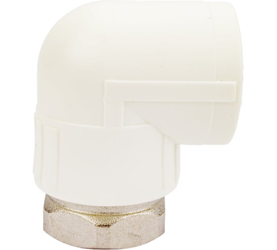 Изображение товара Угольник RTP с накидной гайкой на металлическом штуцере D25х3/4 мм 14267